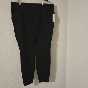 Old Navy Black Rockstar Super Skinny High Rise Stretch Jeggings